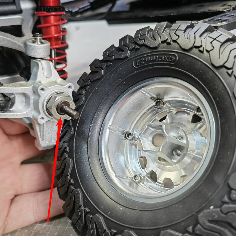 Ram 1500 Rc Hobby - Strengthened Wheel Hub Adapter for TRACTION