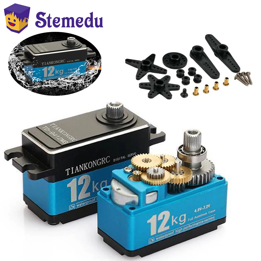 Servo Metal Gear - 12KG TD-9412MG High Torque Full Metal
