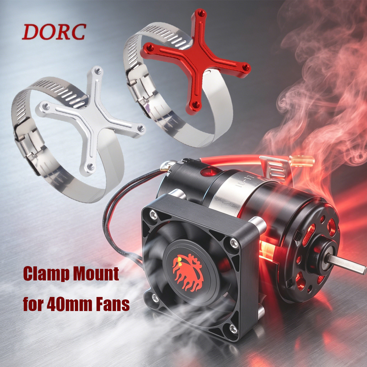 Rc Hobby Motor - Universal Adjustable Fan Mount 30-49mm Wide