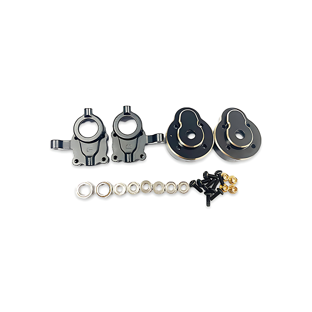 Rc Hobby Plus - Brass Front Rear Caster Blocks Counterweight