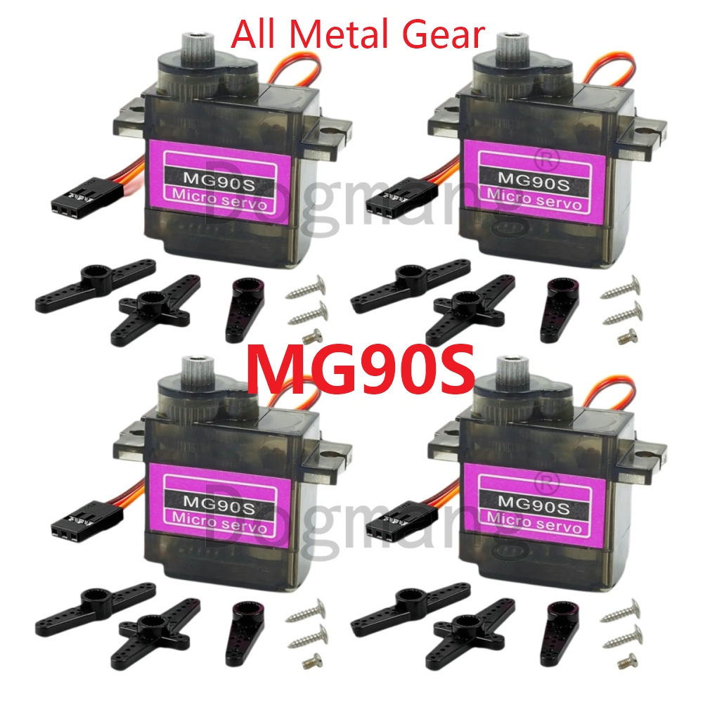 Servo Metal Gear - MG90S Servo 1/2/4/10/20/50 Pcs All Metal