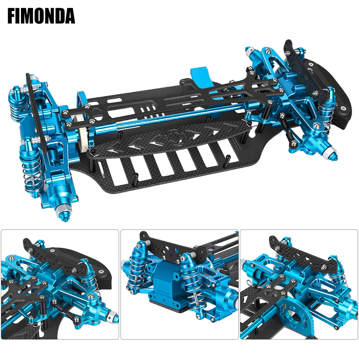 Rc Hobby Kit - Aluminum & Carbon Fiber Frame Chassis
