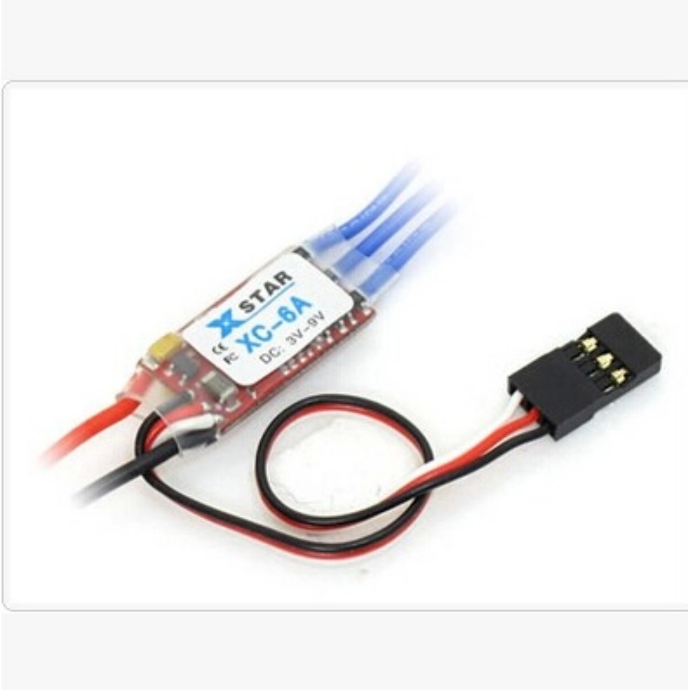 Rc Hobby Motor - FATJAY XC-6A Brushless ESC 6A 1-2S