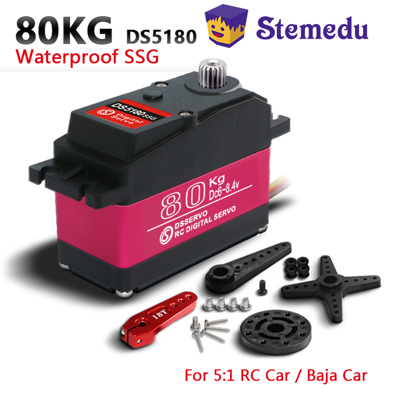 Servo Metal Gear - Dsservo Waterproof DS5180 80KG High Speed