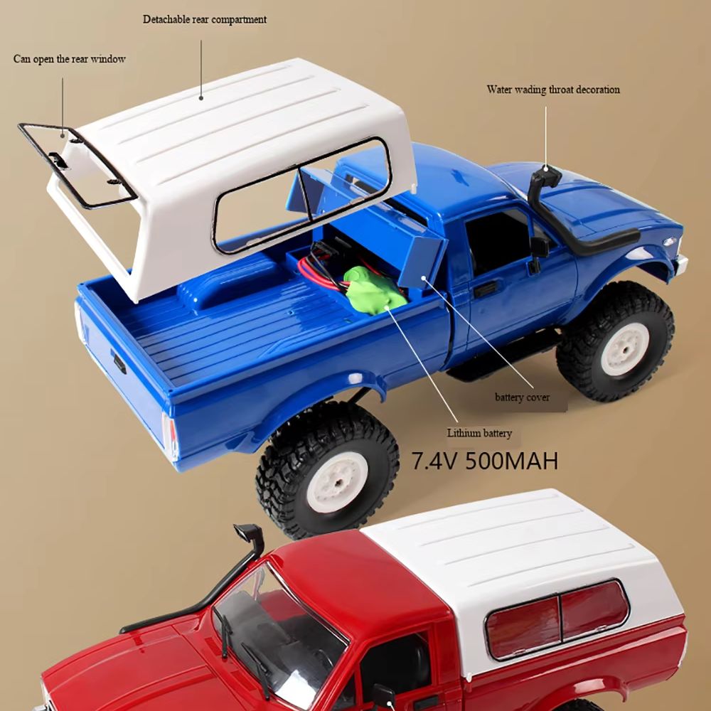 C24 1/16 WPL RC Car 2.4G Remot - Rc Hobby Nook recension och pris