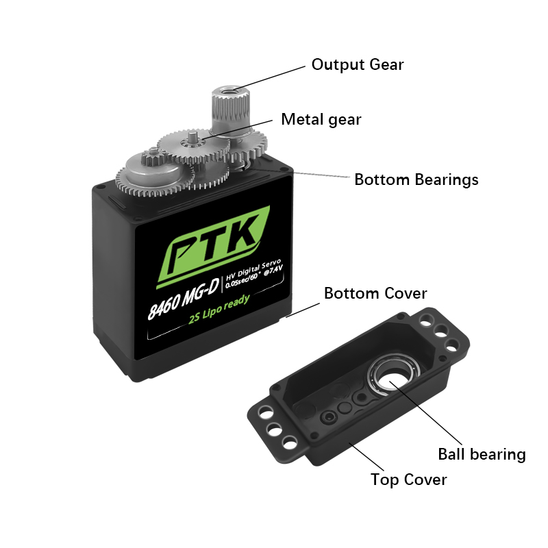 PTK 8460 MG-D9gDigital servo M - Servo Metal Gear recension och pris
