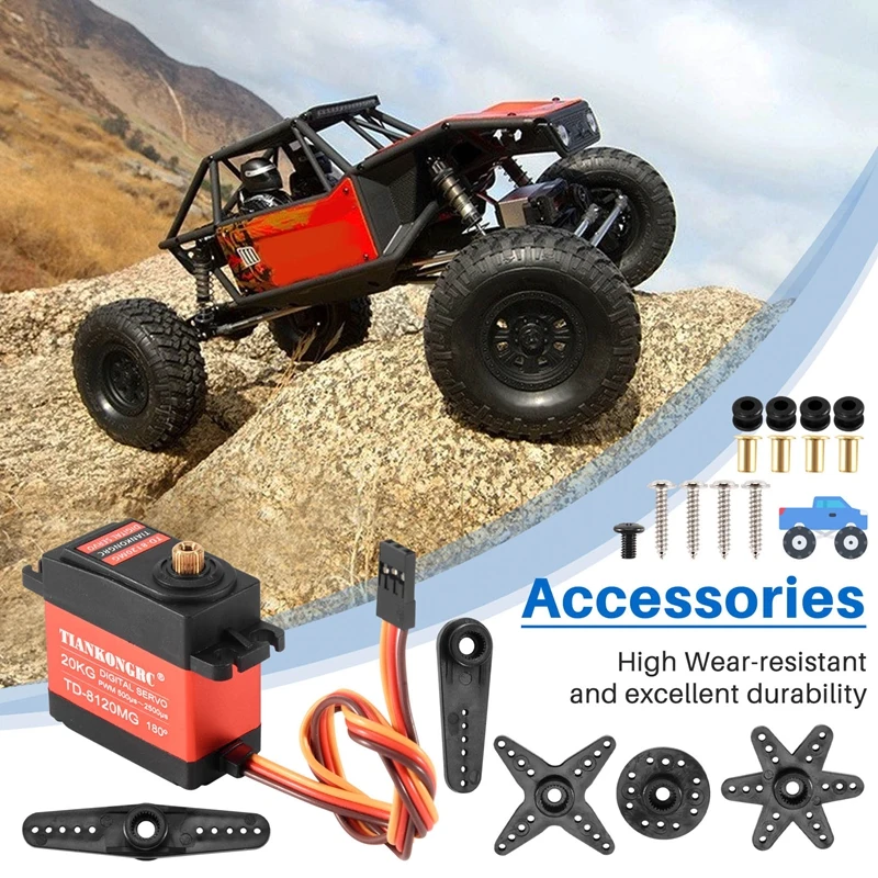 TD-8120MG Waterproof Metal Gea - Servo Metal Gear recension och pris