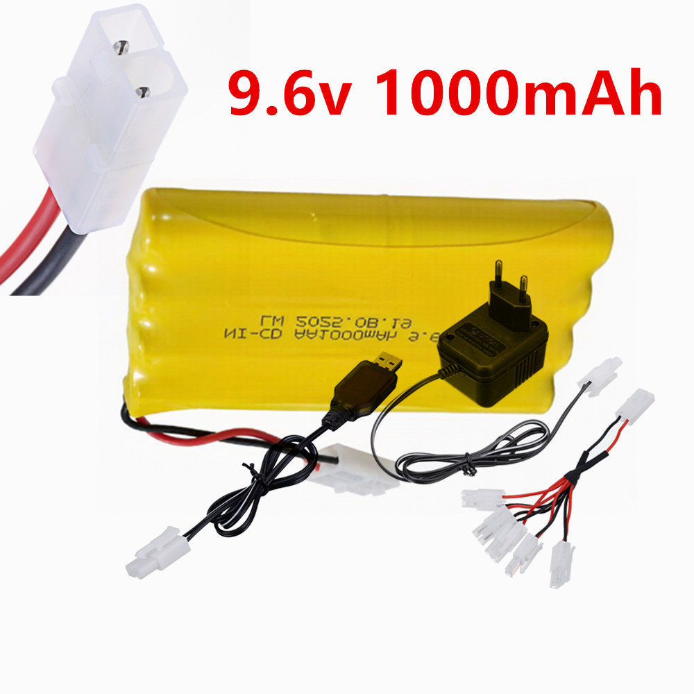 9.6v 1000mAh Ni-CD AA Recharge - Rc Hobby Kit recension och pris