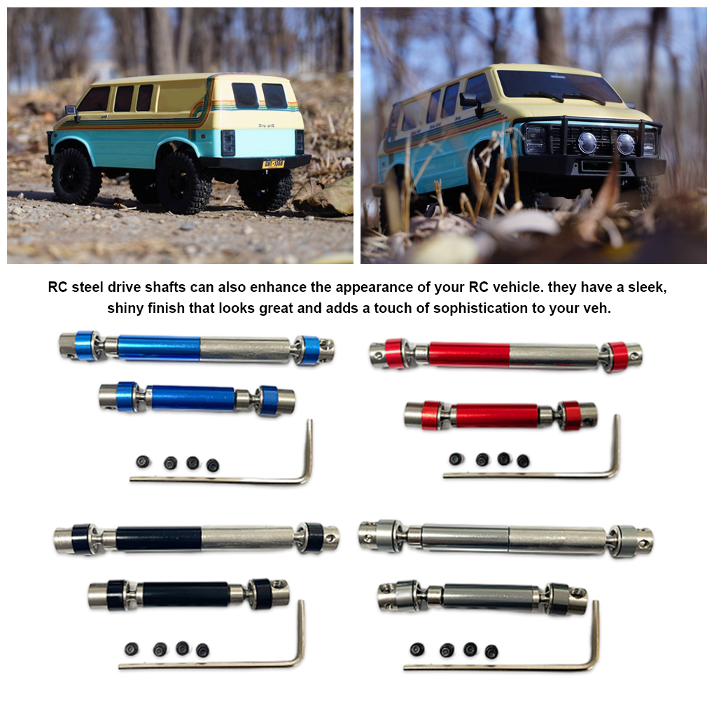 2PCS Steel Center Drive Shaft  - Rc Hobby Plus recension och pris