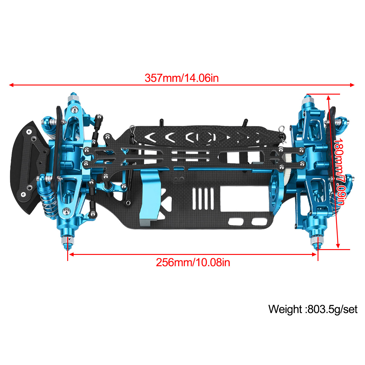Aluminum & Carbon Fiber Frame  - Rc Hobby Kit recension och pris