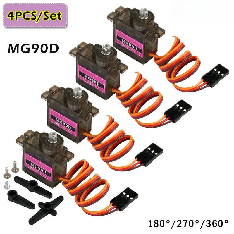 4CPS/Set 9g MG90D Micro Digita - Servo Metal Gear recension och pris