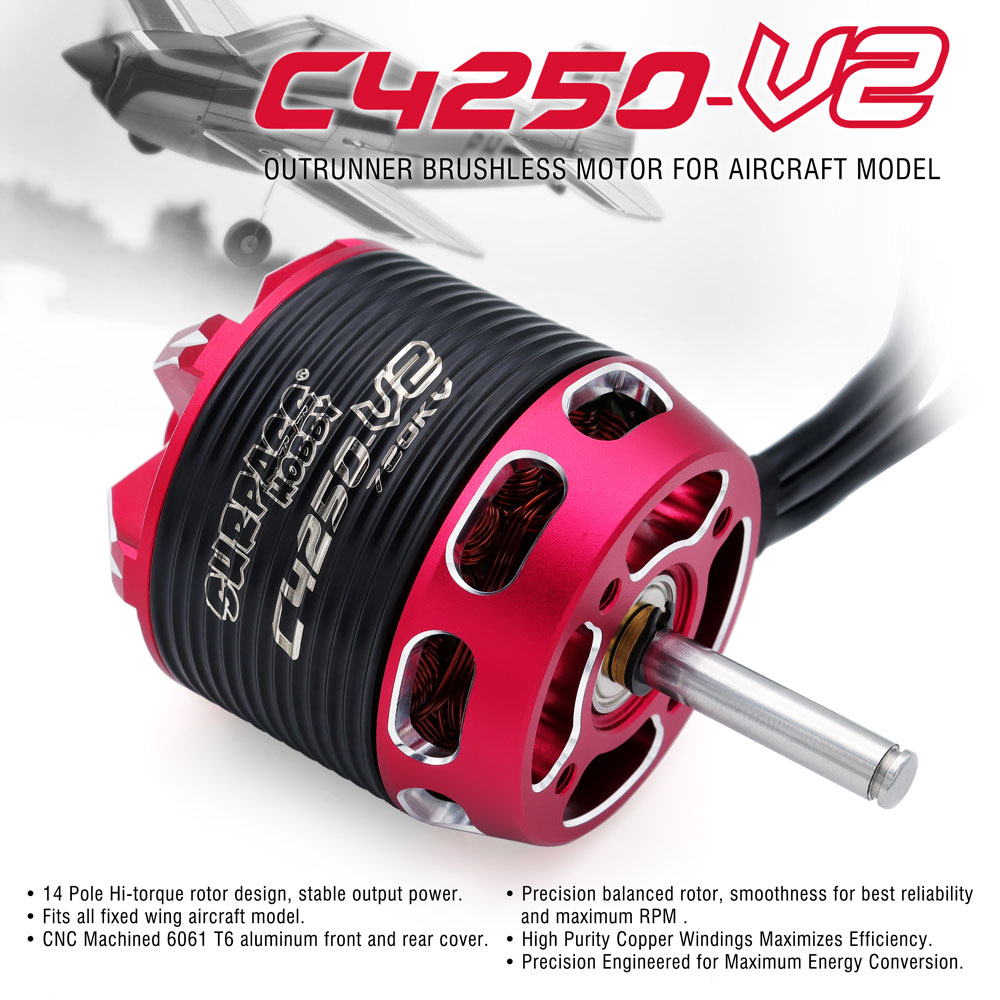 SURPASS HOBBY C4240 750KV/850K - Rc Hobby Motor recension och pris