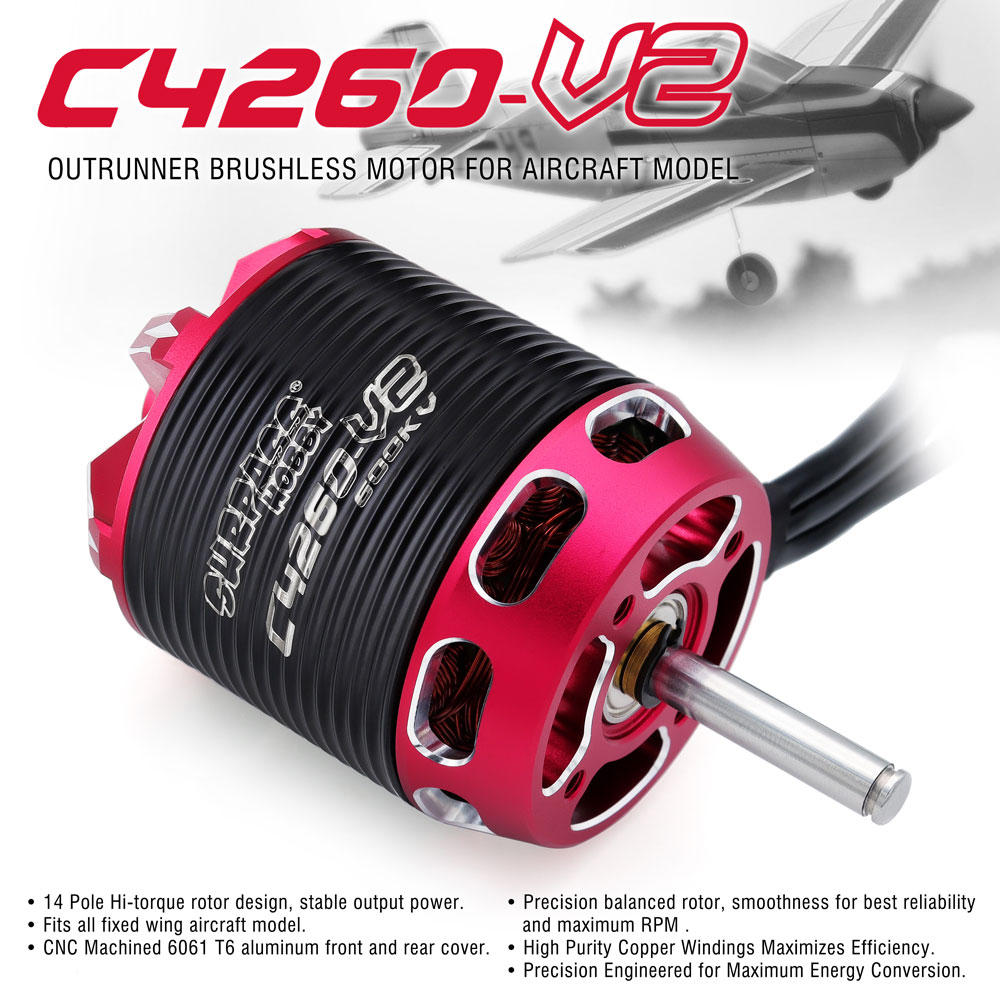 SURPASS HOBBY C4240 750KV/850K - Rc Hobby Motor recension och pris