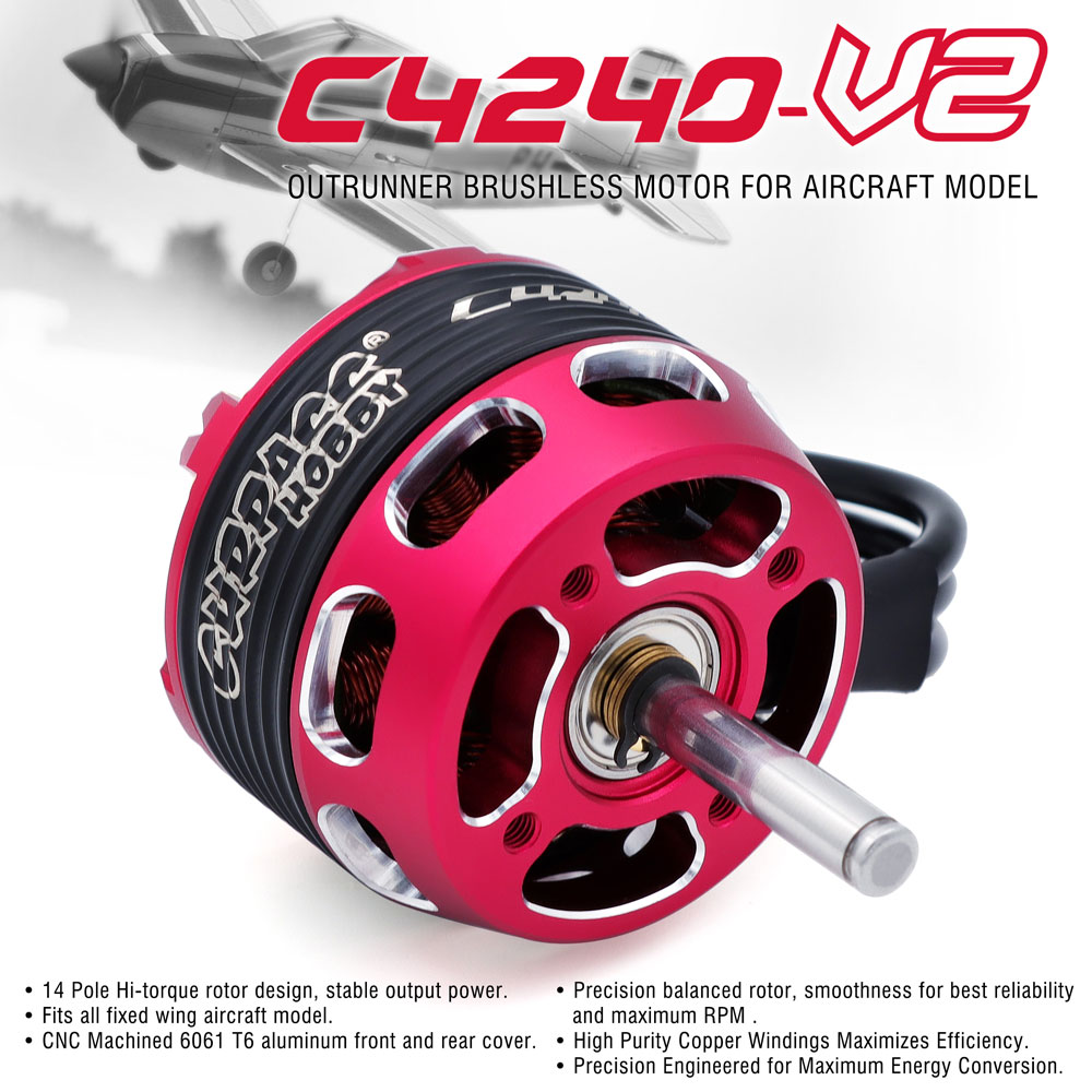 SURPASS HOBBY C4240 750KV/850K - Rc Hobby Motor recension och pris