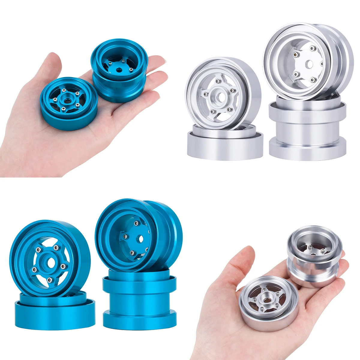Aluminum Beadlock Wheels for 1 - Rc Hobby Kit recension och pris